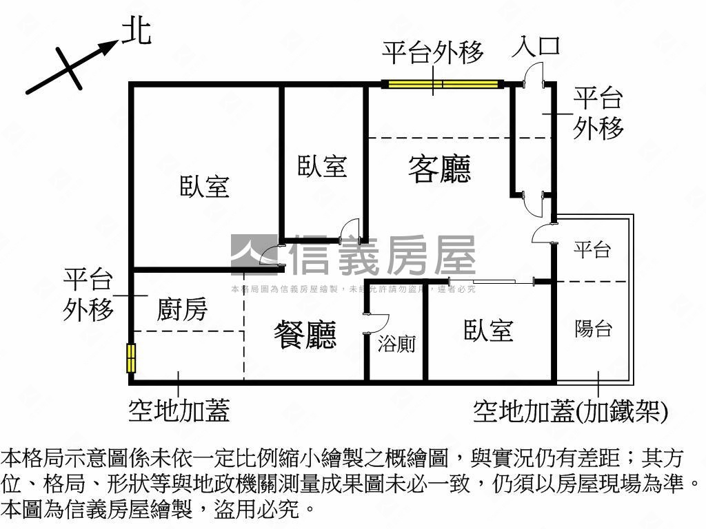 旅順路低總價一樓三房公寓房屋室內格局與周邊環境