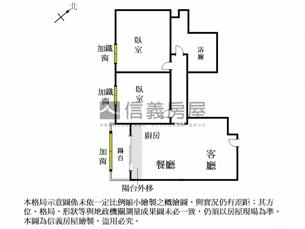 北安近公園精裝兩房房屋室內格局與周邊環境