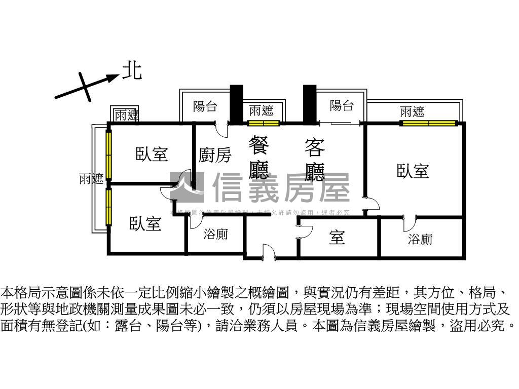 信義‧四季輕奢‧平安典藏房屋室內格局與周邊環境