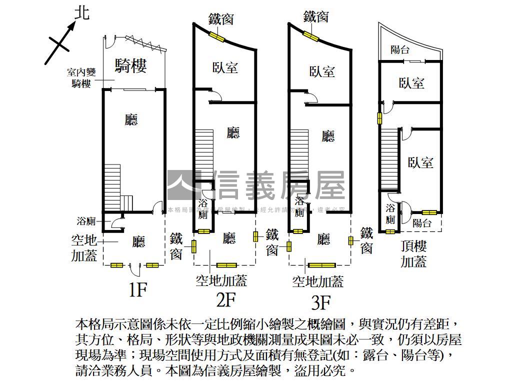 五甲商圈邊間透天房屋室內格局與周邊環境