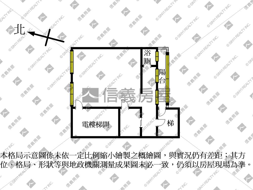 誠售★新明電梯辦公大空間房屋室內格局與周邊環境