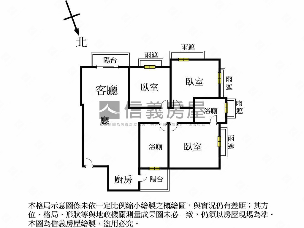 ★精銳香草天籟三房雙平車房屋室內格局與周邊環境