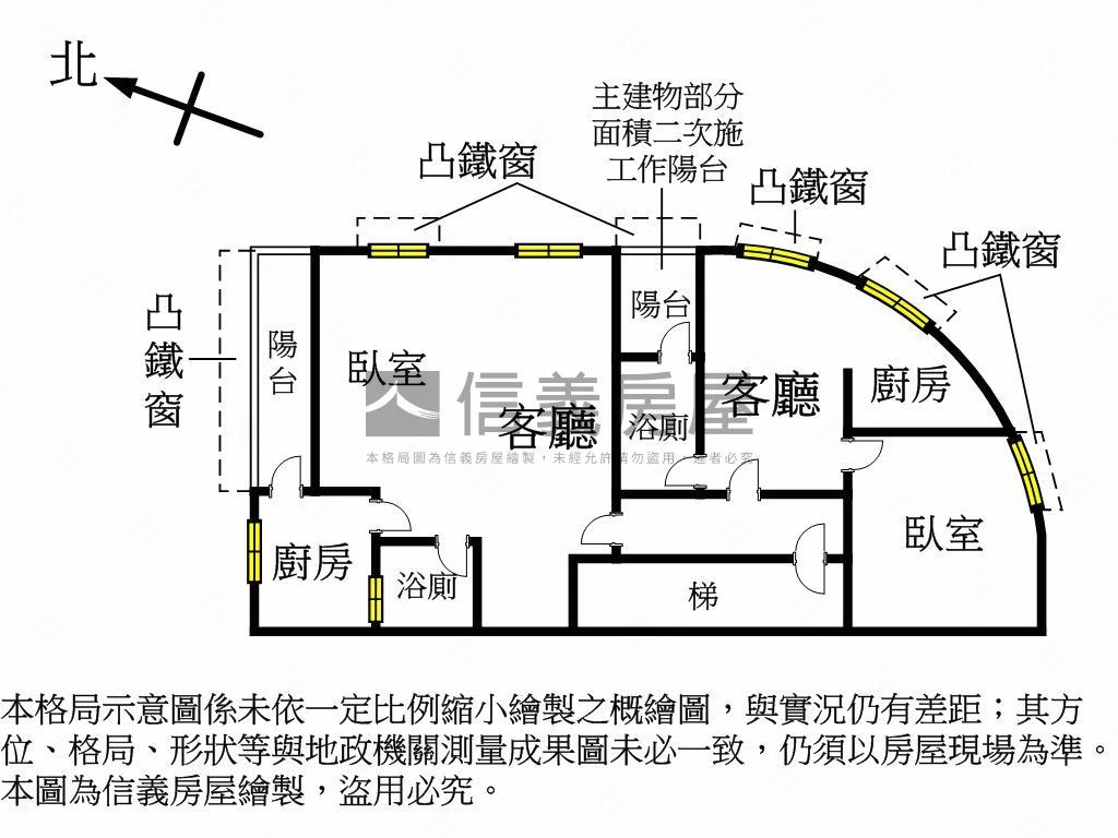延吉收租置產裝潢大２房房屋室內格局與周邊環境