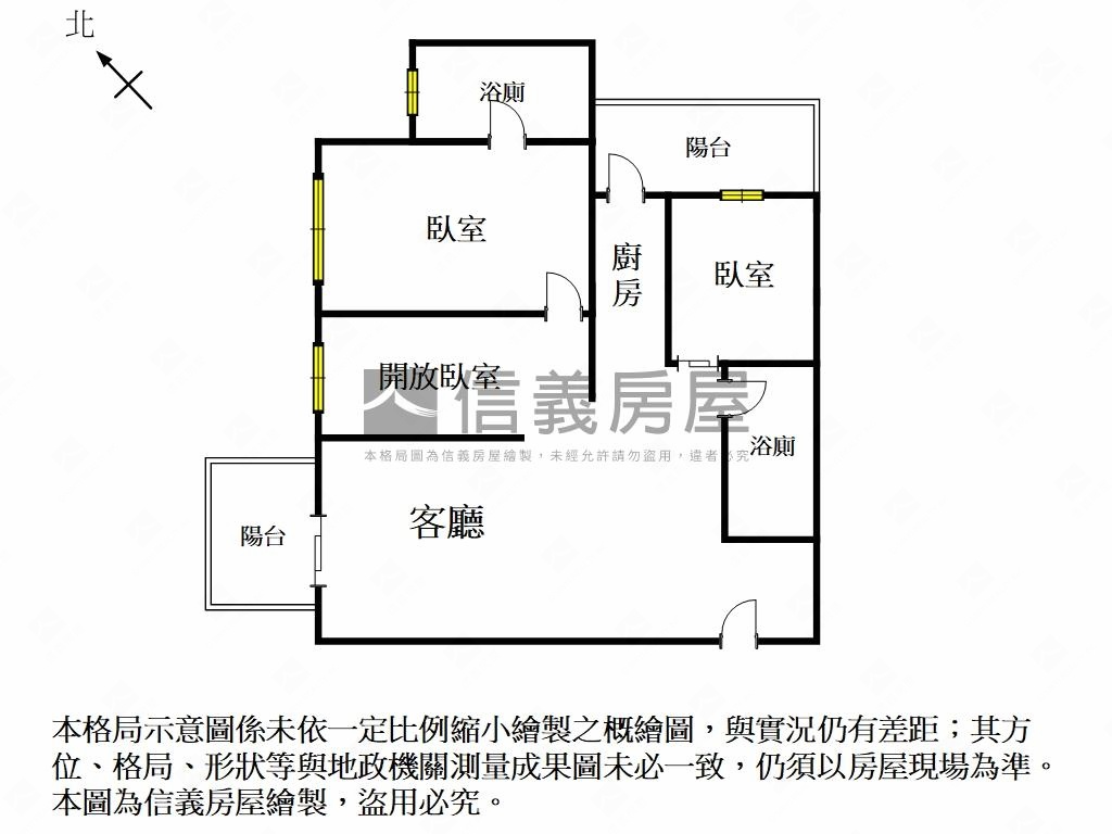 安南町。頂樓美景三房平車房屋室內格局與周邊環境