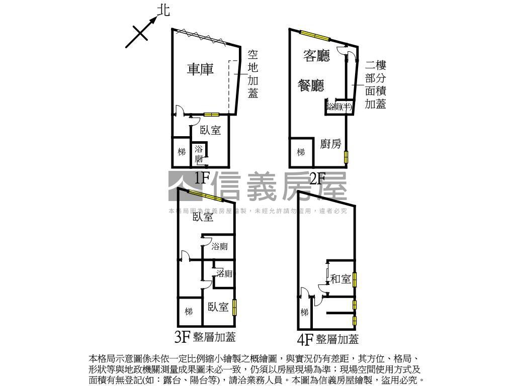 長和街車庫透天房屋室內格局與周邊環境