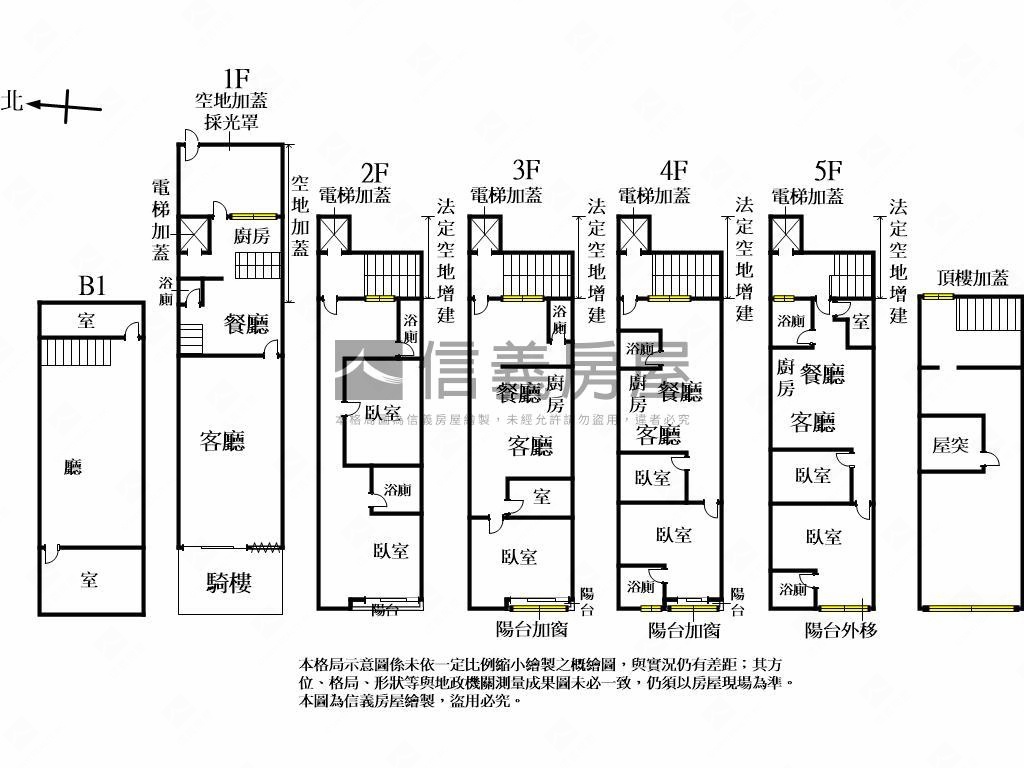 美裝潢８米活路透天房屋室內格局與周邊環境