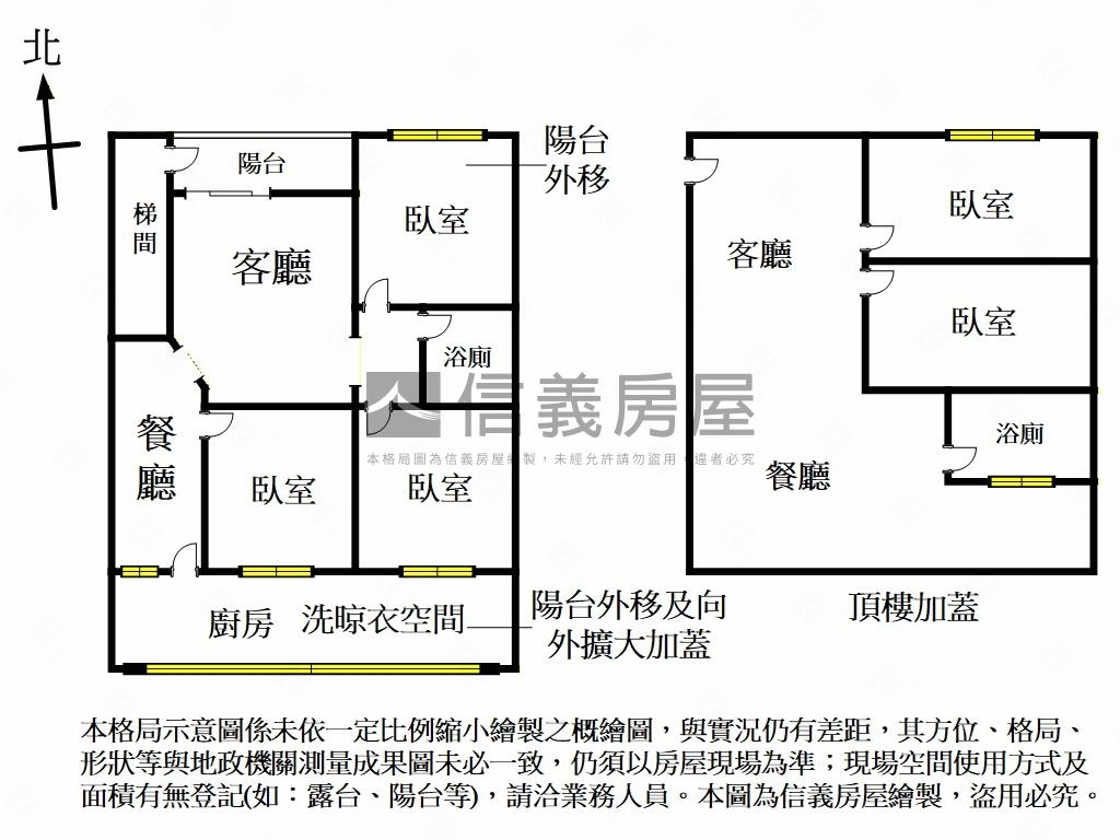 僑中稀有方正五樓房屋室內格局與周邊環境