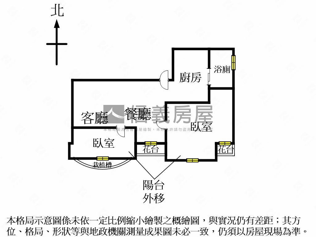專任環境優２房美廈房屋室內格局與周邊環境
