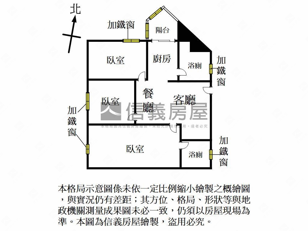 霸氣中平生活圈美三房房屋室內格局與周邊環境
