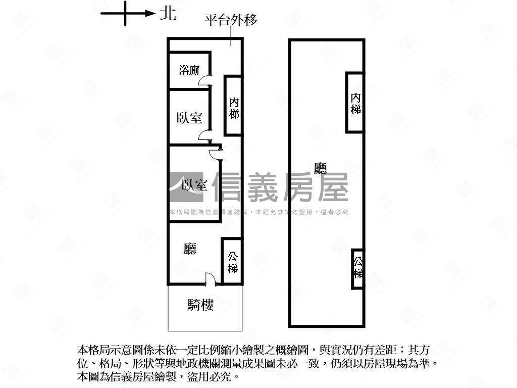 林森收租店面房屋室內格局與周邊環境