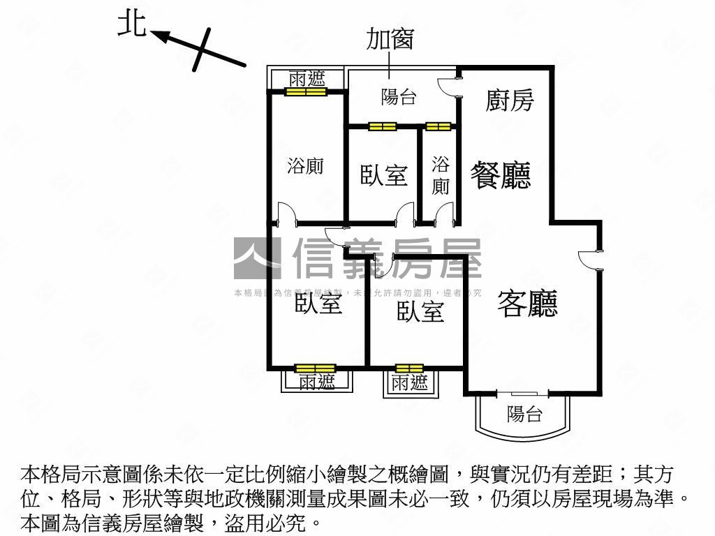 鼎泰風華視野三房平車房屋室內格局與周邊環境