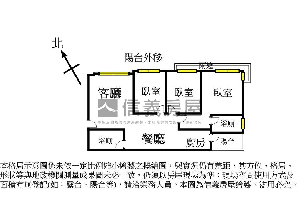 七期－市政交響曲三房平車房屋室內格局與周邊環境