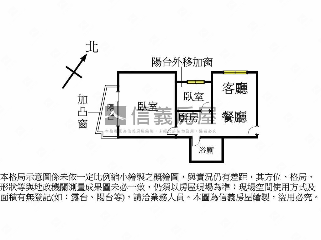 翰林世家溫馨２房房屋室內格局與周邊環境