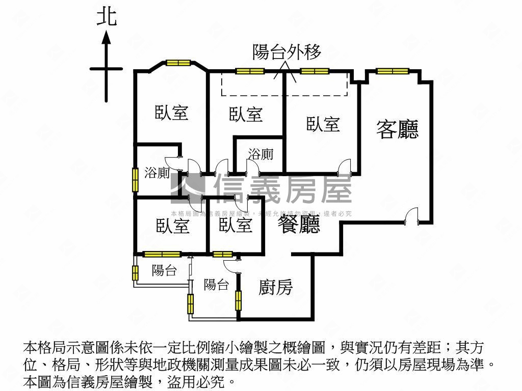 北區五百萬裝潢視野五房房屋室內格局與周邊環境