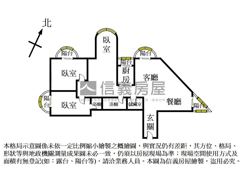 國家大樓高樓美景三房美屋房屋室內格局與周邊環境