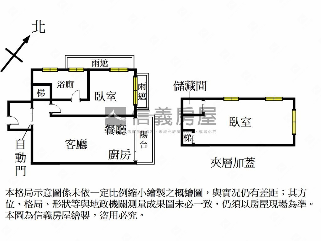 欣富築稀有挑高大採光房屋室內格局與周邊環境
