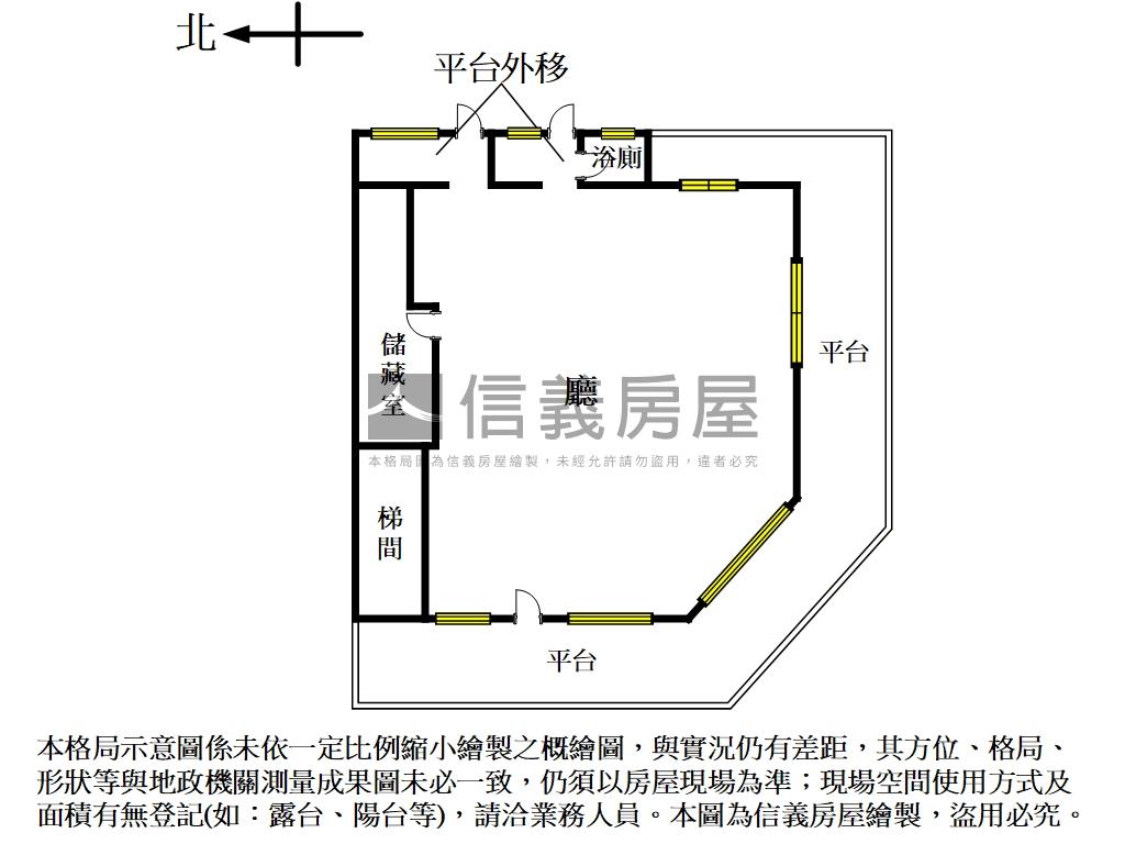 邊間綠樹店面近永春站房屋室內格局與周邊環境