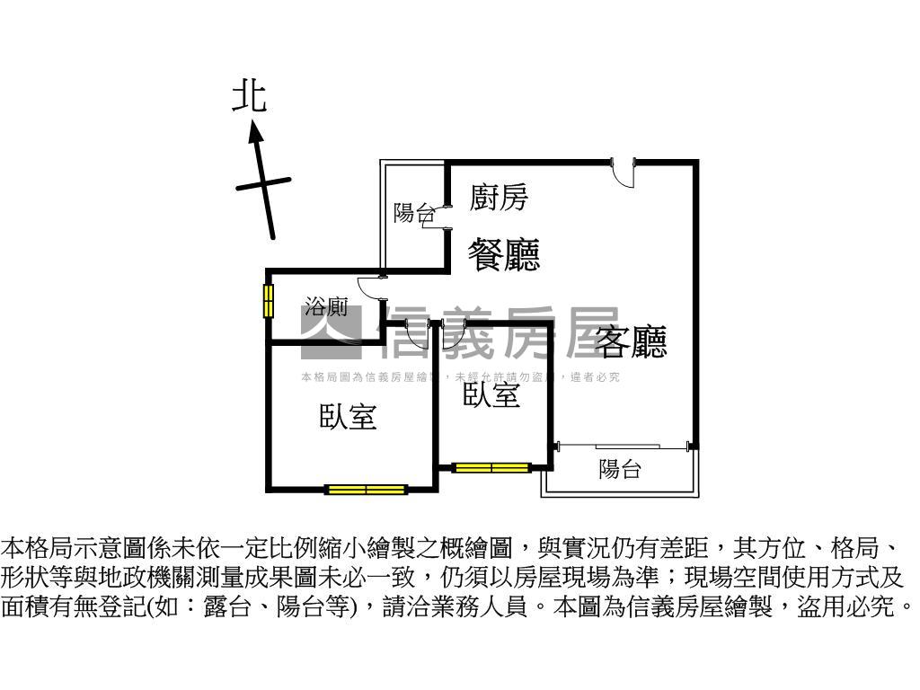 元城建設．高樓美兩房車位房屋室內格局與周邊環境