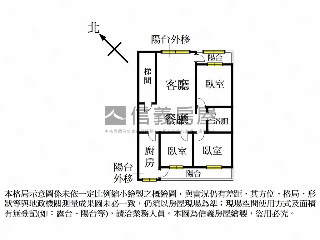 中華路二樓房屋室內格局與周邊環境