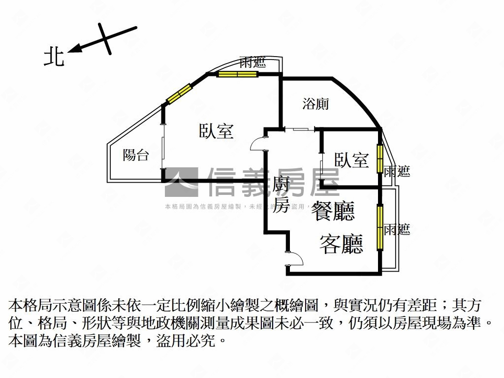 近板橋車站精華生活兩房房屋室內格局與周邊環境