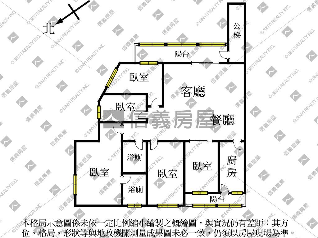 綠意擁抱大空間美寓房屋室內格局與周邊環境