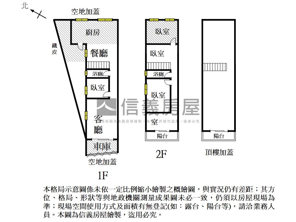 新市邊間透天房屋室內格局與周邊環境