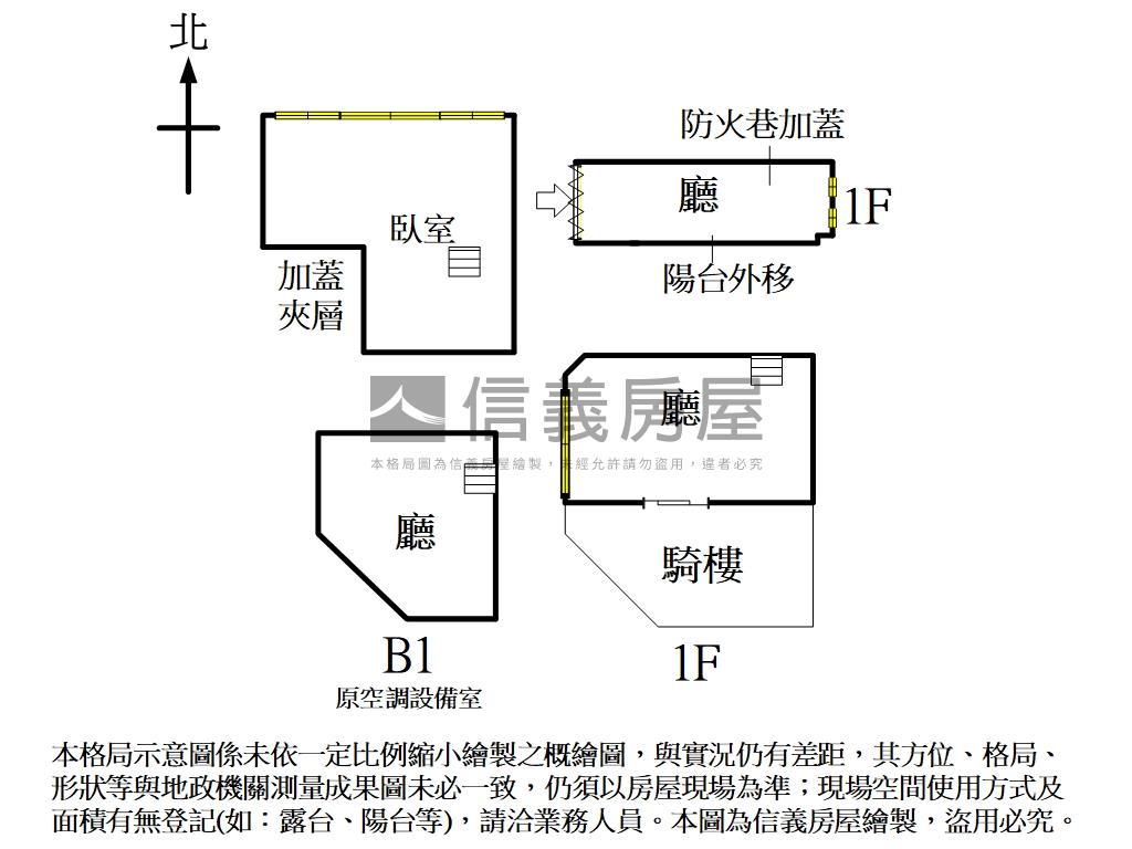 ★黃金三角雙店面★房屋室內格局與周邊環境