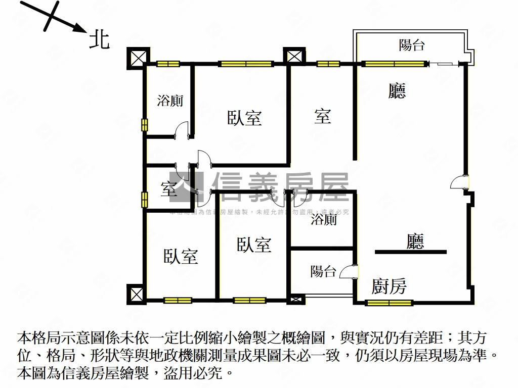 ★河景★馥品水季３房車位房屋室內格局與周邊環境