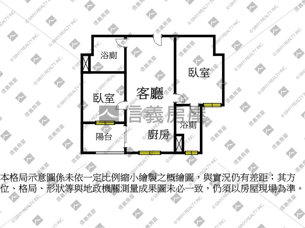 烏日近高鐵２房＋車位房屋室內格局與周邊環境