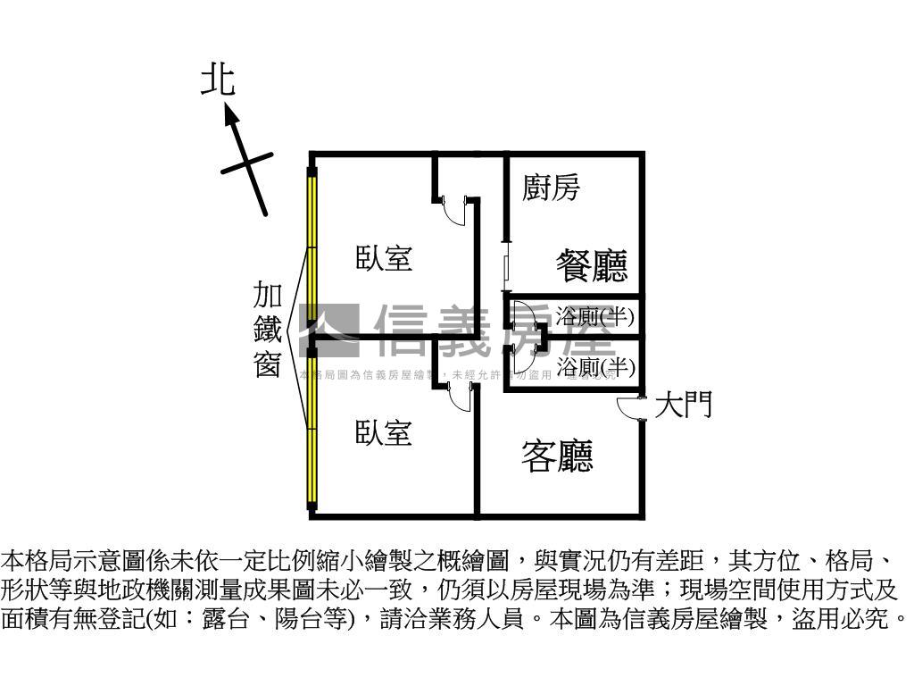 北區低總價精美電梯２房房屋室內格局與周邊環境
