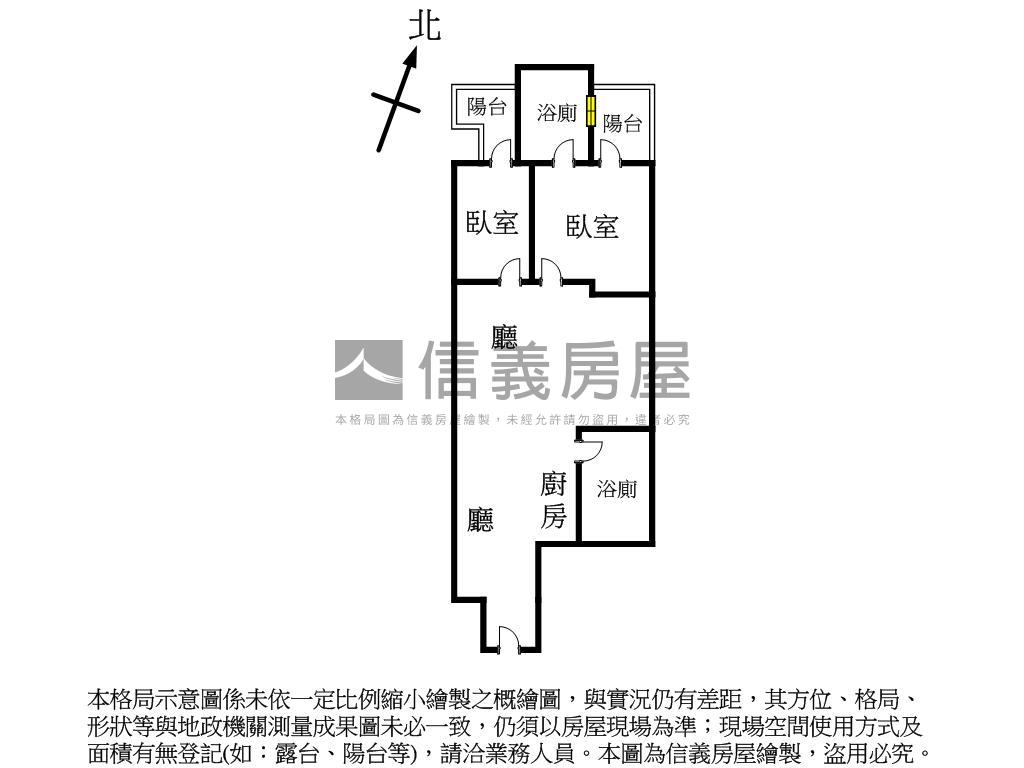 繽海｜高樓層景觀兩房兩衛房屋室內格局與周邊環境