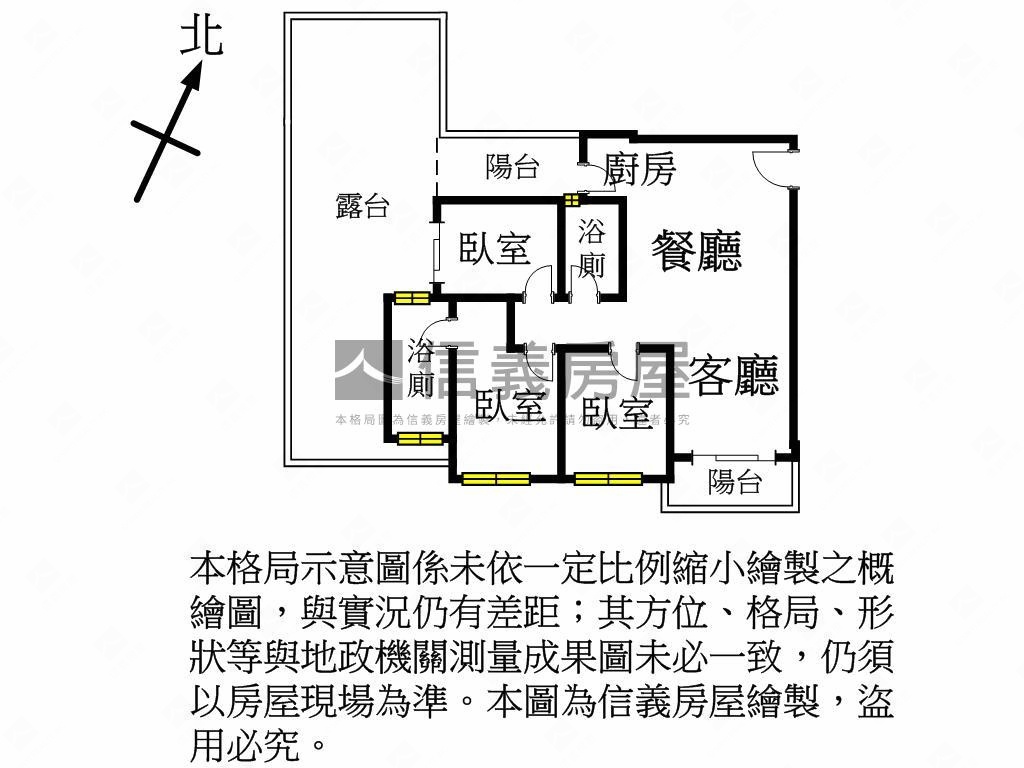 豐盛之城露臺三房車位房屋室內格局與周邊環境
