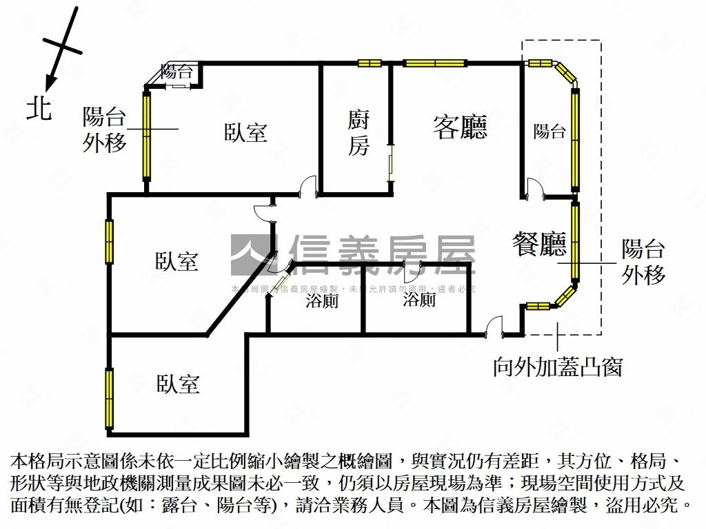 都心市區甄選＊加大３房房屋室內格局與周邊環境