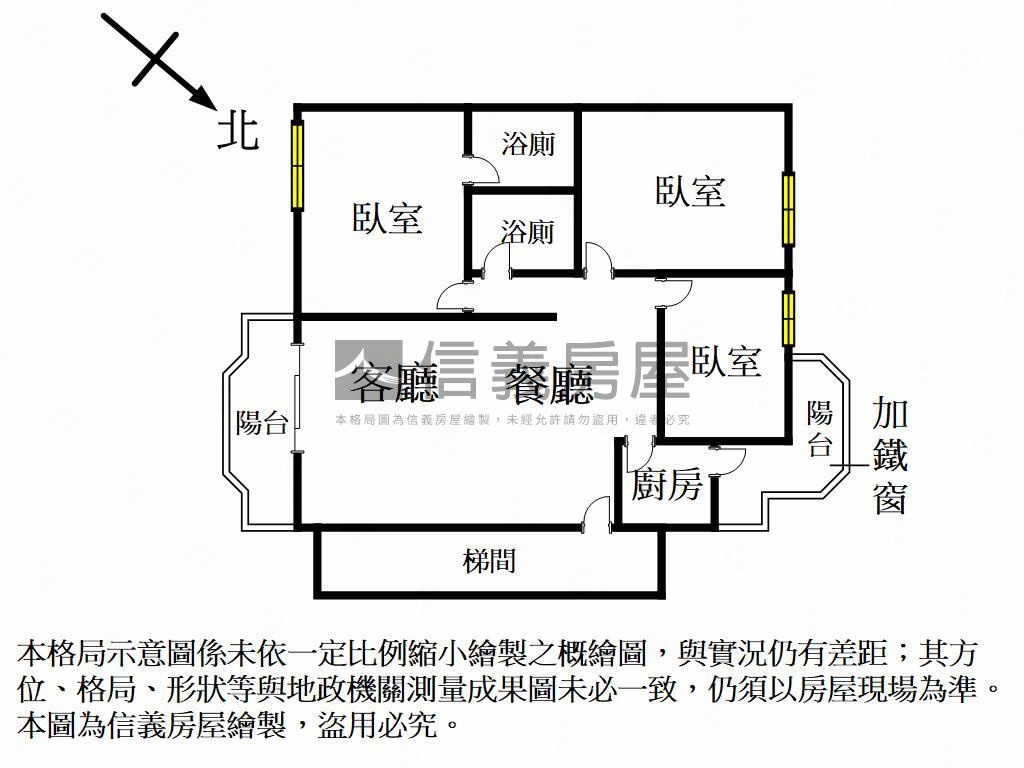 楠梓右昌商圈三房平車房屋室內格局與周邊環境