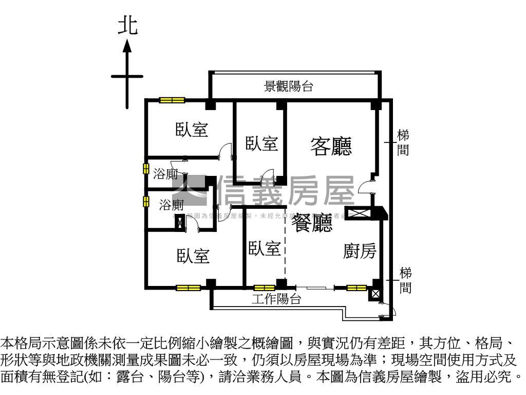 國泰仁愛邊間美宅房屋室內格局與周邊環境