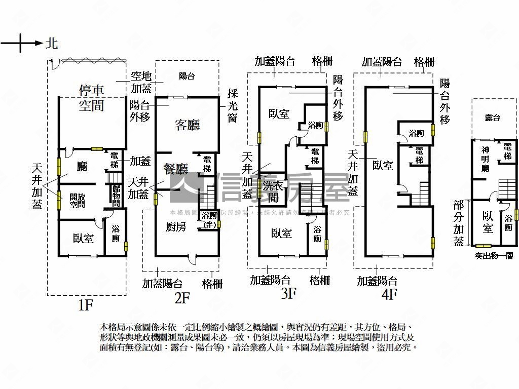 單元二臨路獨棟四車位別墅房屋室內格局與周邊環境