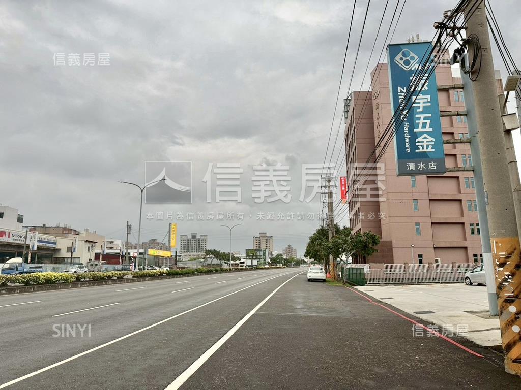 清水銀聯段臨路住宅區房屋室內格局與周邊環境