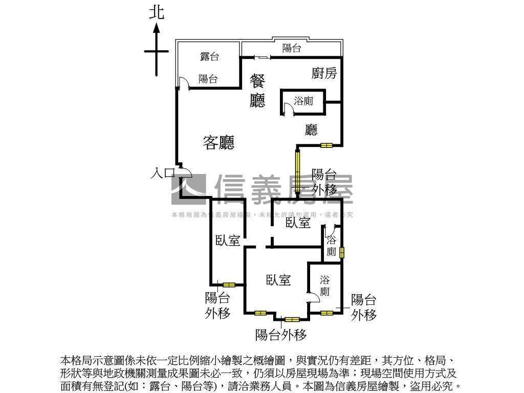 近捷運百坪大空間雙平車房屋室內格局與周邊環境
