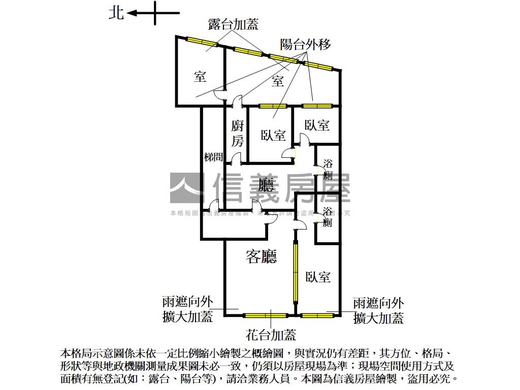 綠蔭蔥蔥近１０１大空間房屋室內格局與周邊環境