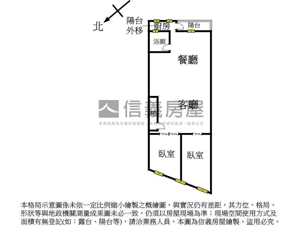 永福街採光通風美寓房屋室內格局與周邊環境