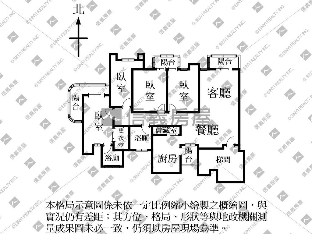 日月光景觀四房車位房屋室內格局與周邊環境