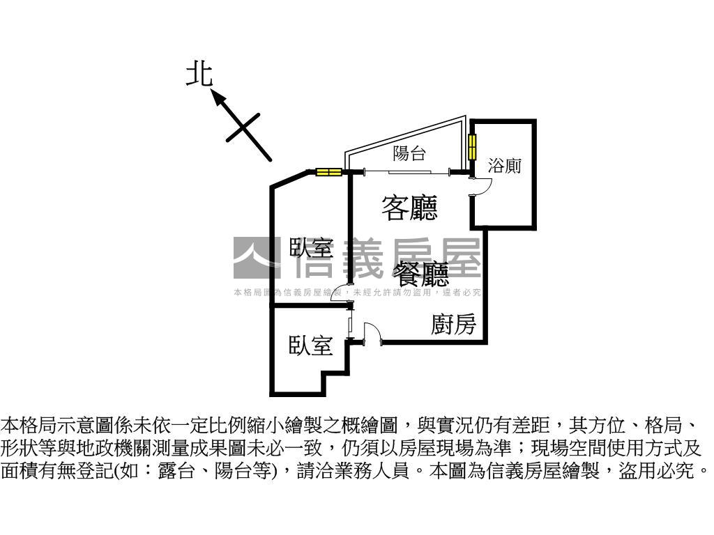 全新裝潢公園捷運電梯２房房屋室內格局與周邊環境