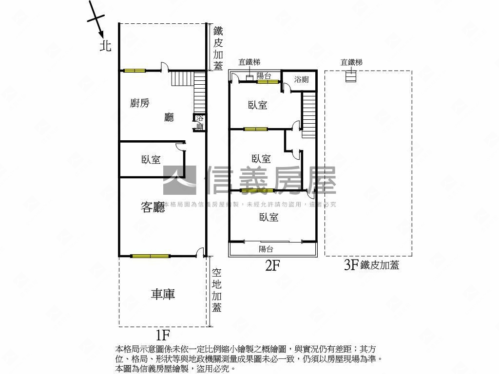 地坪約３３坪臨路孝親透天房屋室內格局與周邊環境