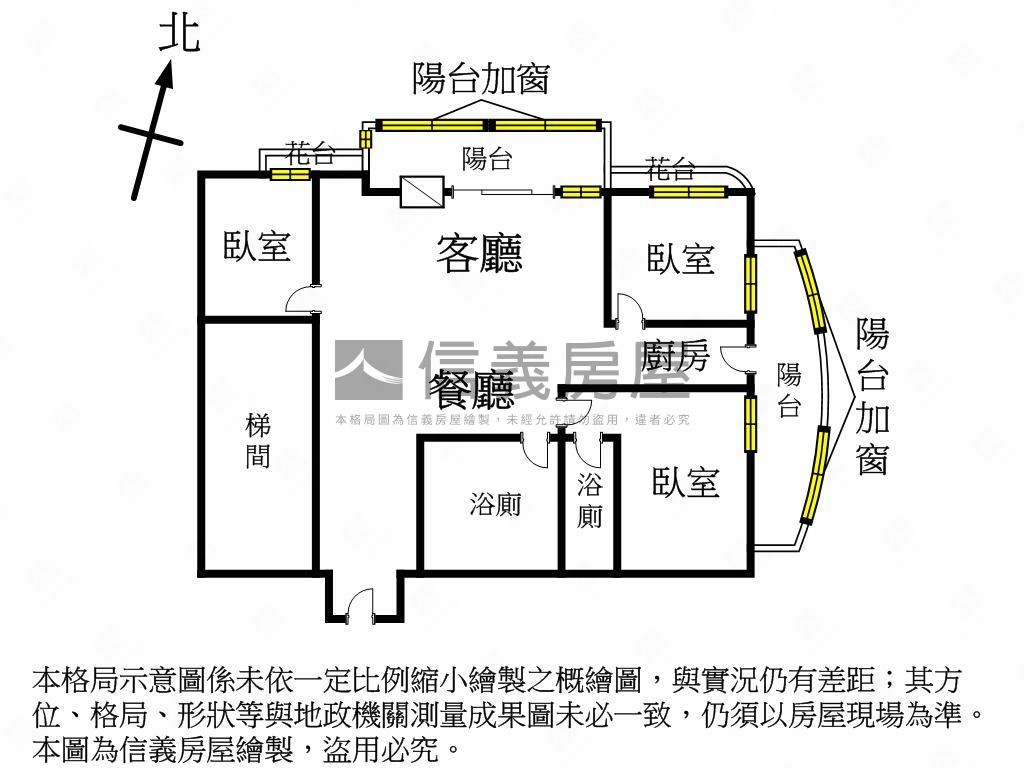 近中山醫大三房附車位房屋室內格局與周邊環境