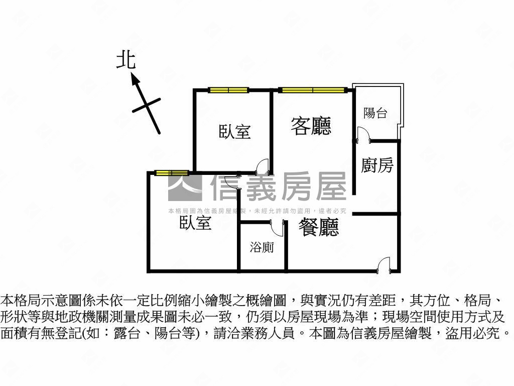 近沙鹿車站兩房平車房屋室內格局與周邊環境