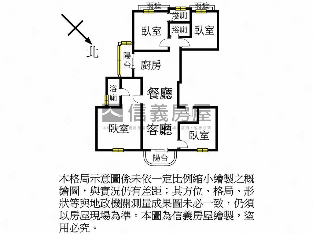 善美館四房車位一層一戶房屋室內格局與周邊環境