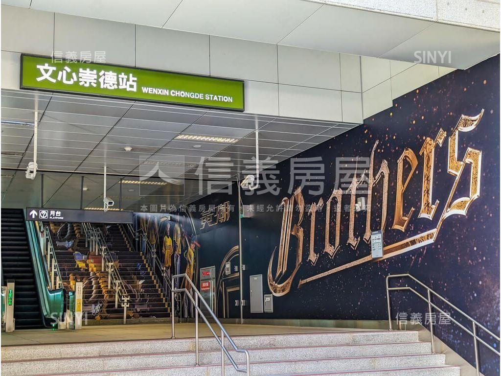 近捷運高樓水噹噹電梯一房房屋室內格局與周邊環境