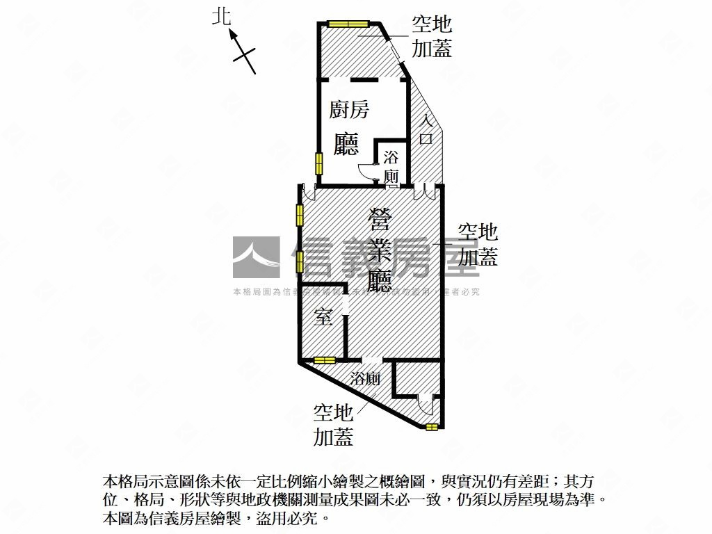 夏林路角窗大地坪賺錢店面房屋室內格局與周邊環境