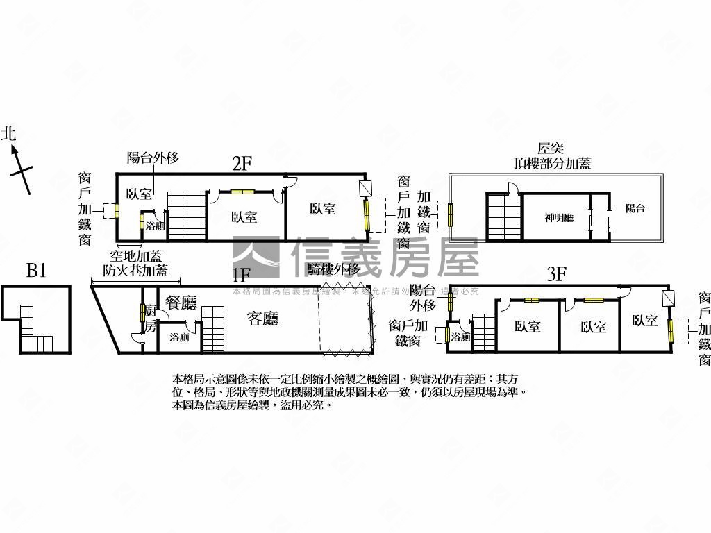 近１４期臨１２米路大透天房屋室內格局與周邊環境