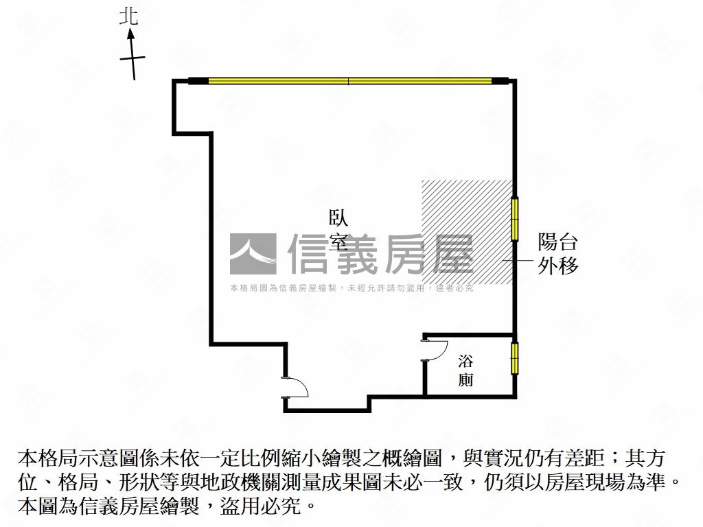 鹽行全新完工採光套房Ａ３房屋室內格局與周邊環境